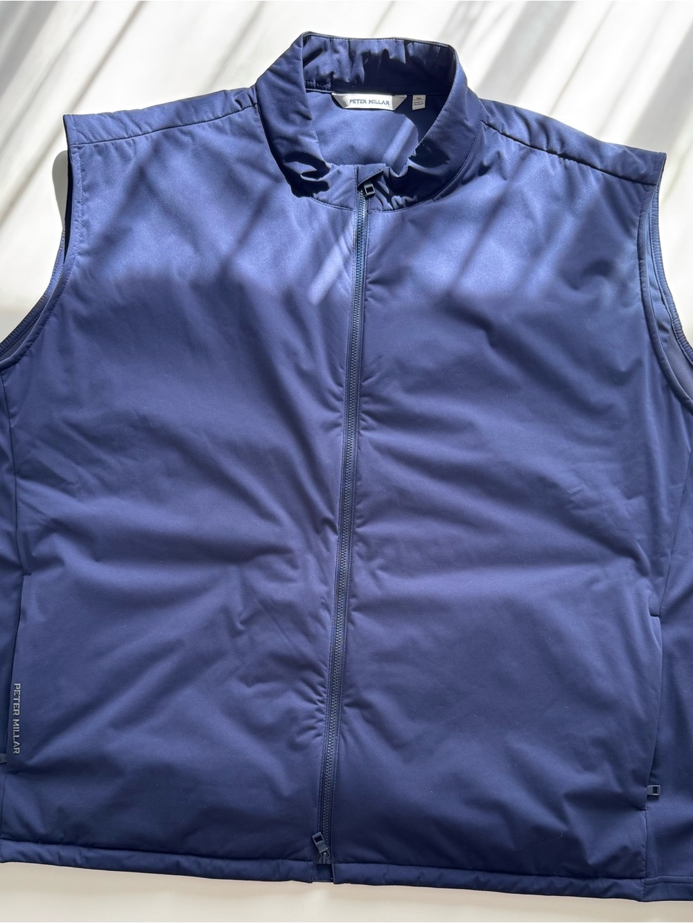 Peter Millar Fuse Hybrid Vest Navy Men’s 3X Full Zip Golf